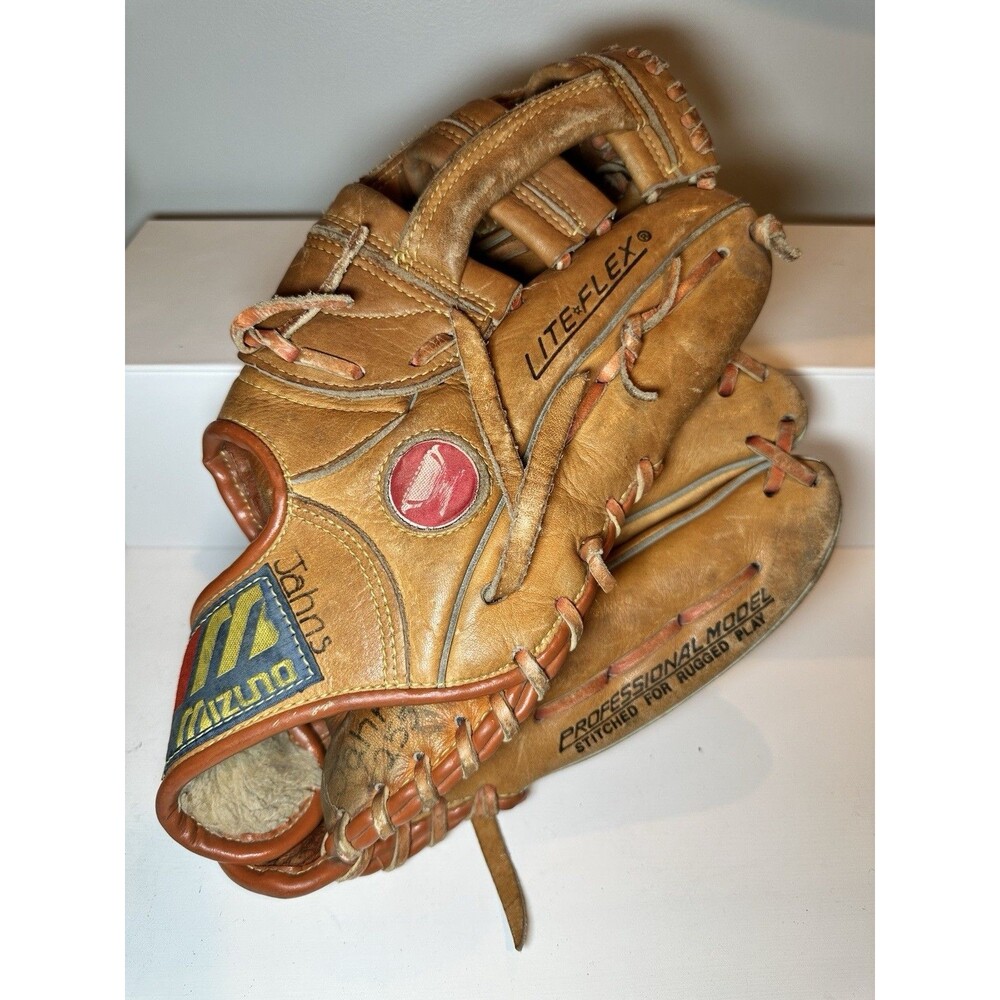 Vintage Mizuno Goose Gossage Autograph MT2070 Baseball Glove 11.5" Leather Tan